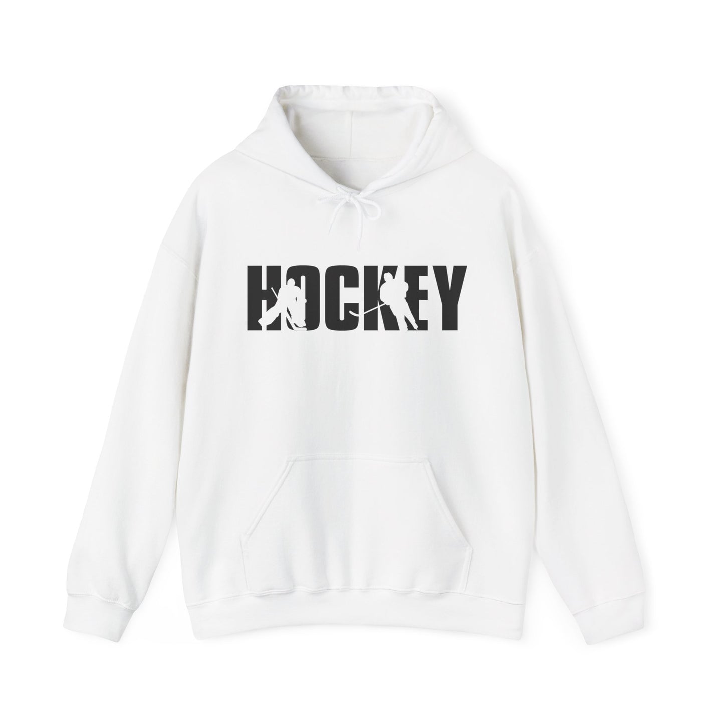 Hockey Word Silhouette - Hockey Hoodie