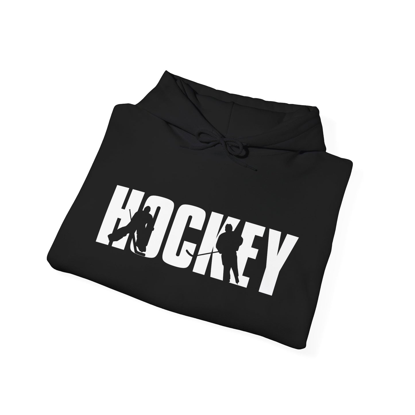 Hockey Word Silhouette - Hockey Hoodie