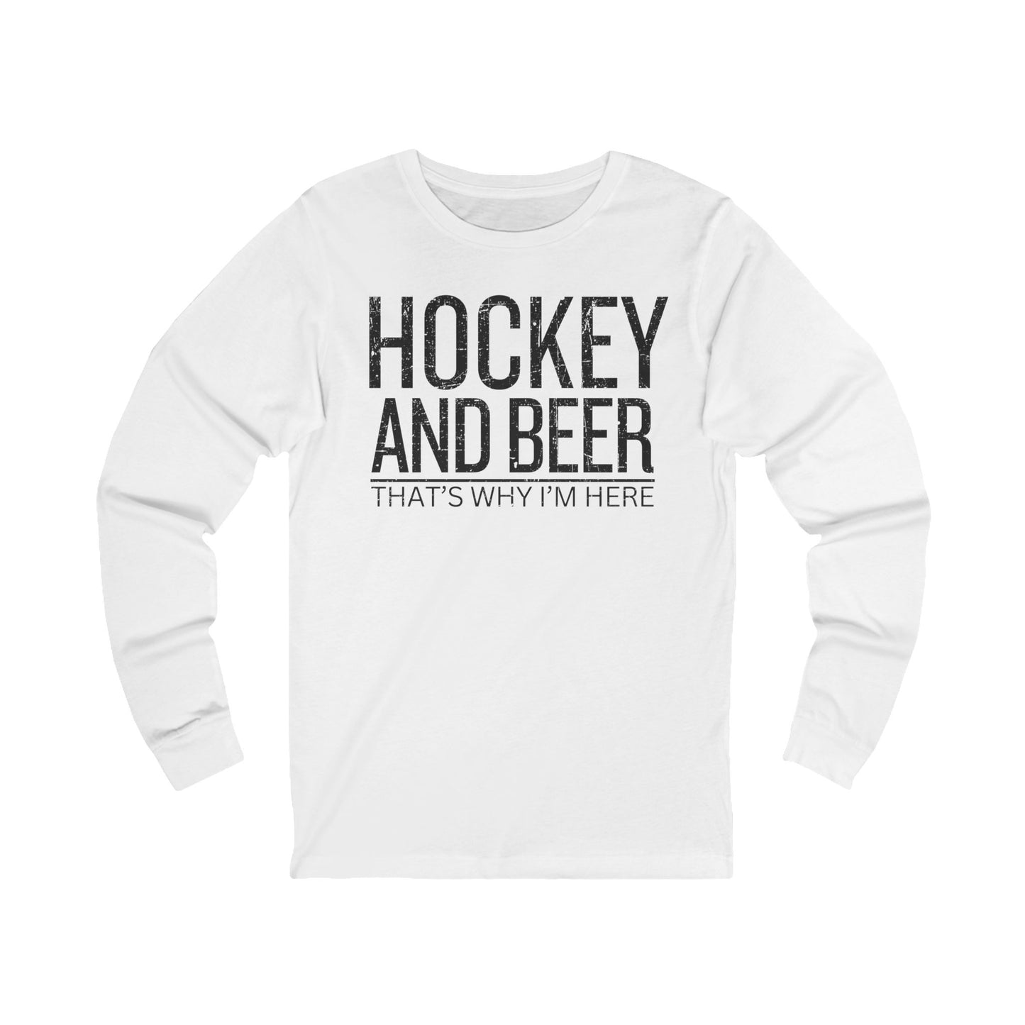 Hockey And Beer - Long Sleeve T-Shirt