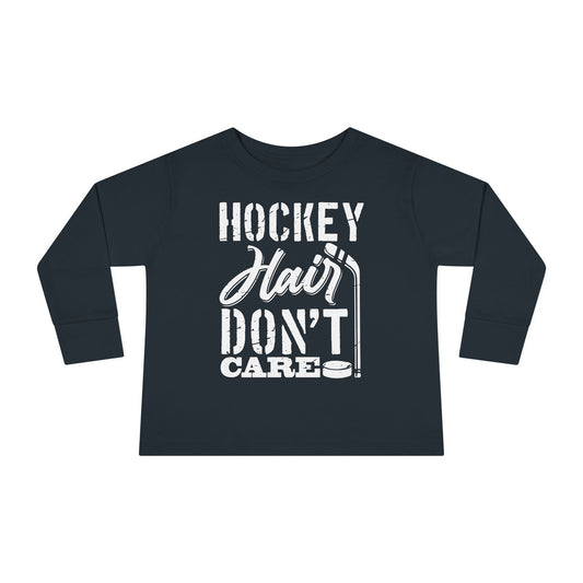 Hockey Hair - Kids Long Sleeve T-Shirt