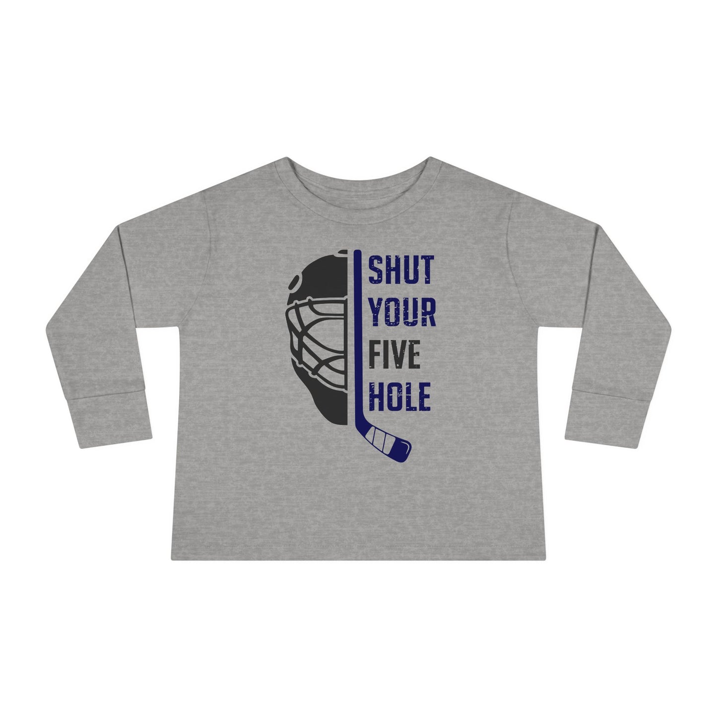 Shut Your Five Hole - Kids Long Sleeve T-Shirt