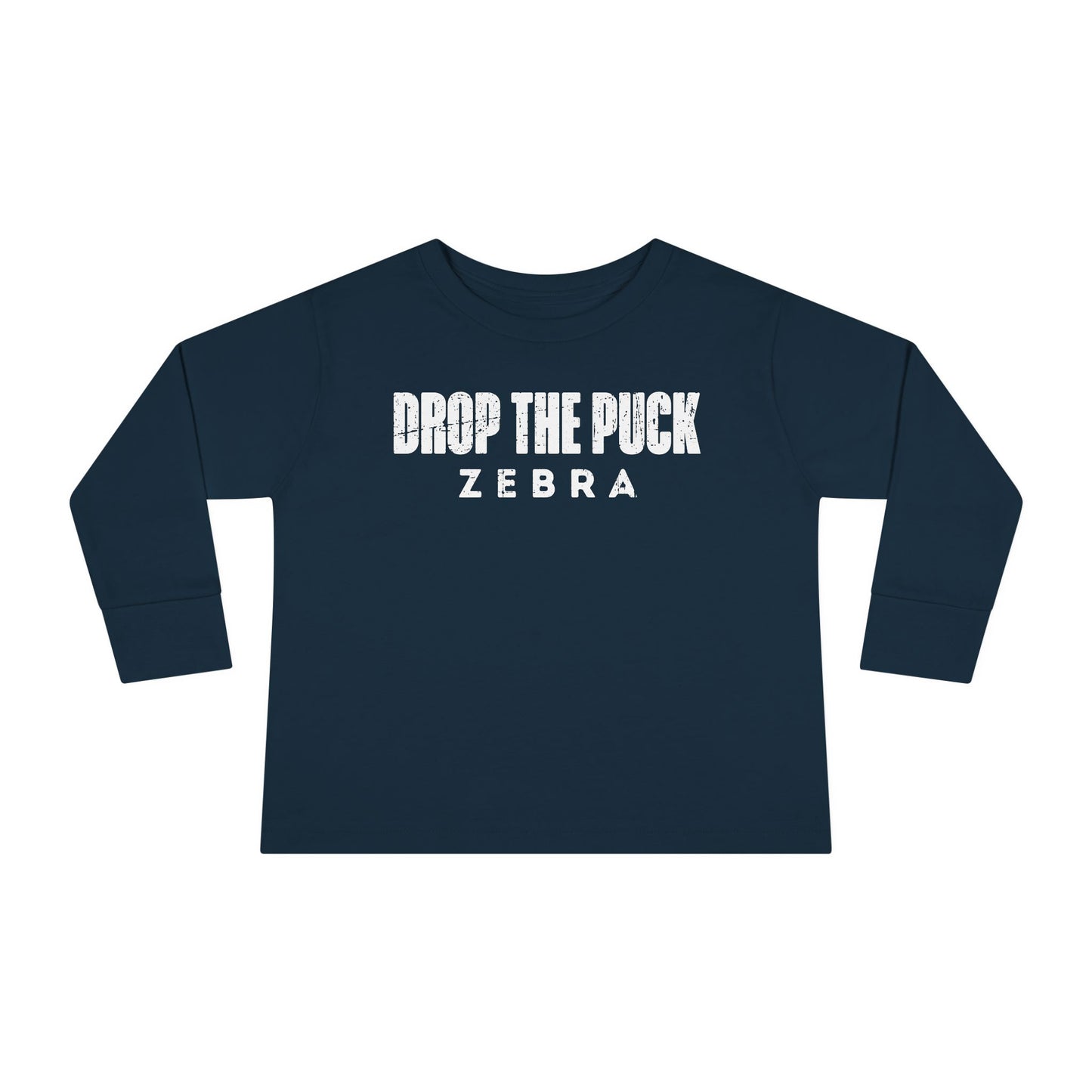 Drop The Puck - Kids Long Sleeve T-Shirt