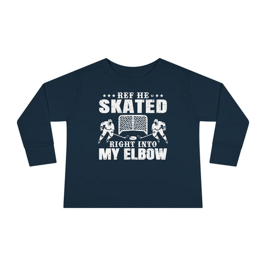 Right Into My Elbow - Kids Long Sleeve T-Shirt