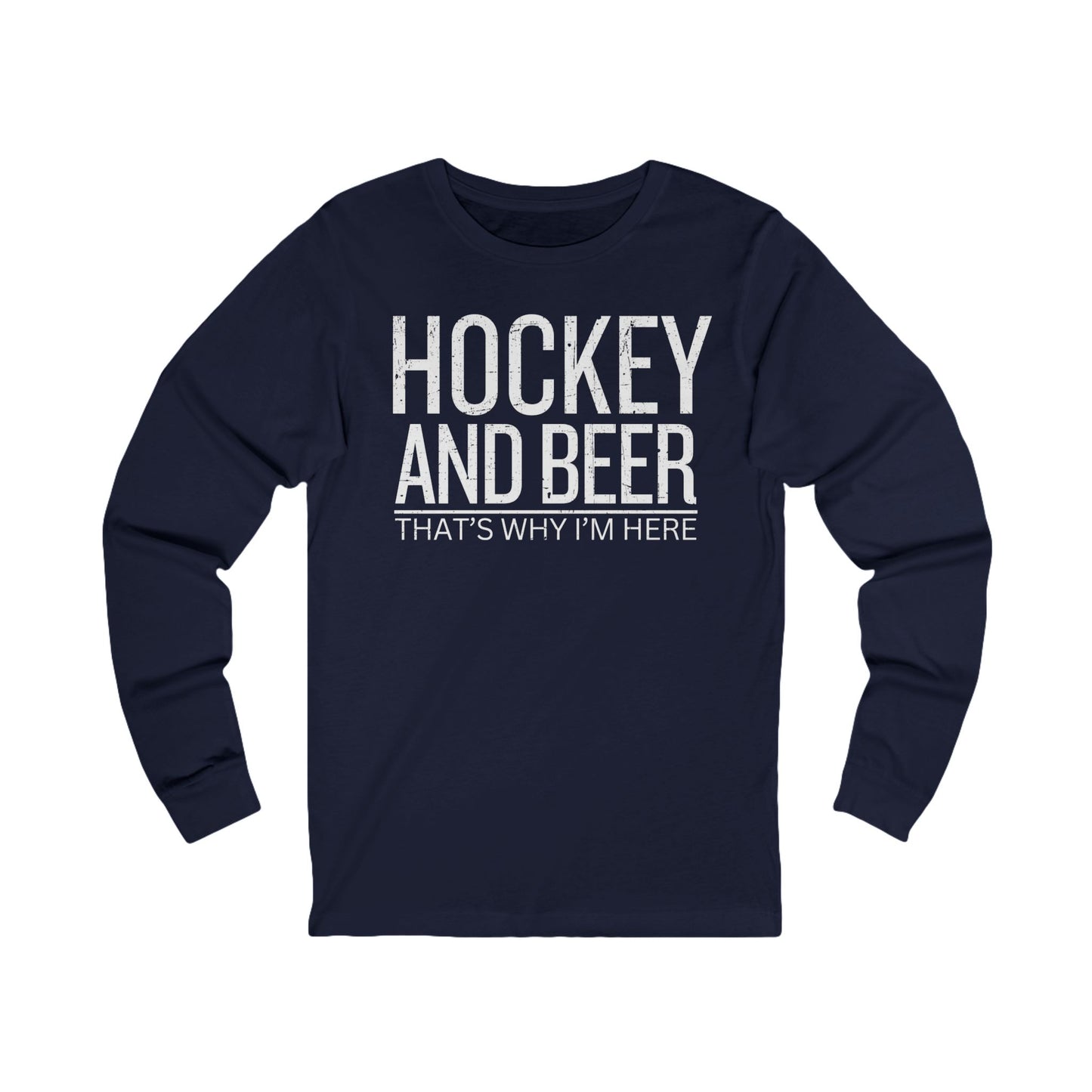 Hockey And Beer - Long Sleeve T-Shirt