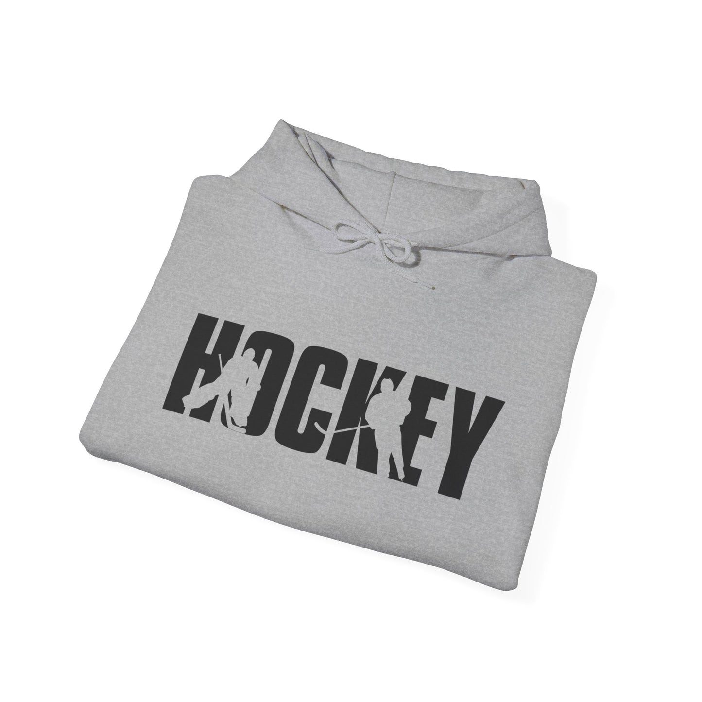 Hockey Word Silhouette - Hockey Hoodie