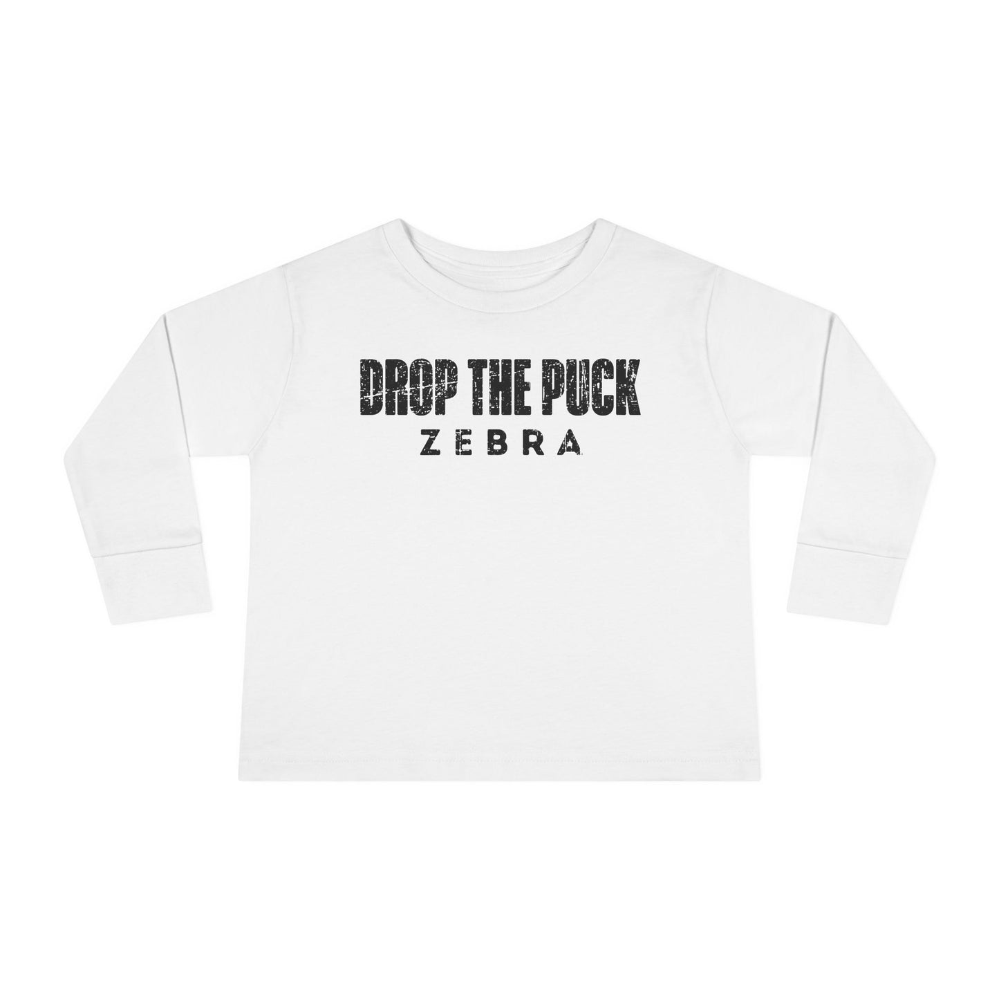 Drop The Puck - Kids Long Sleeve T-Shirt