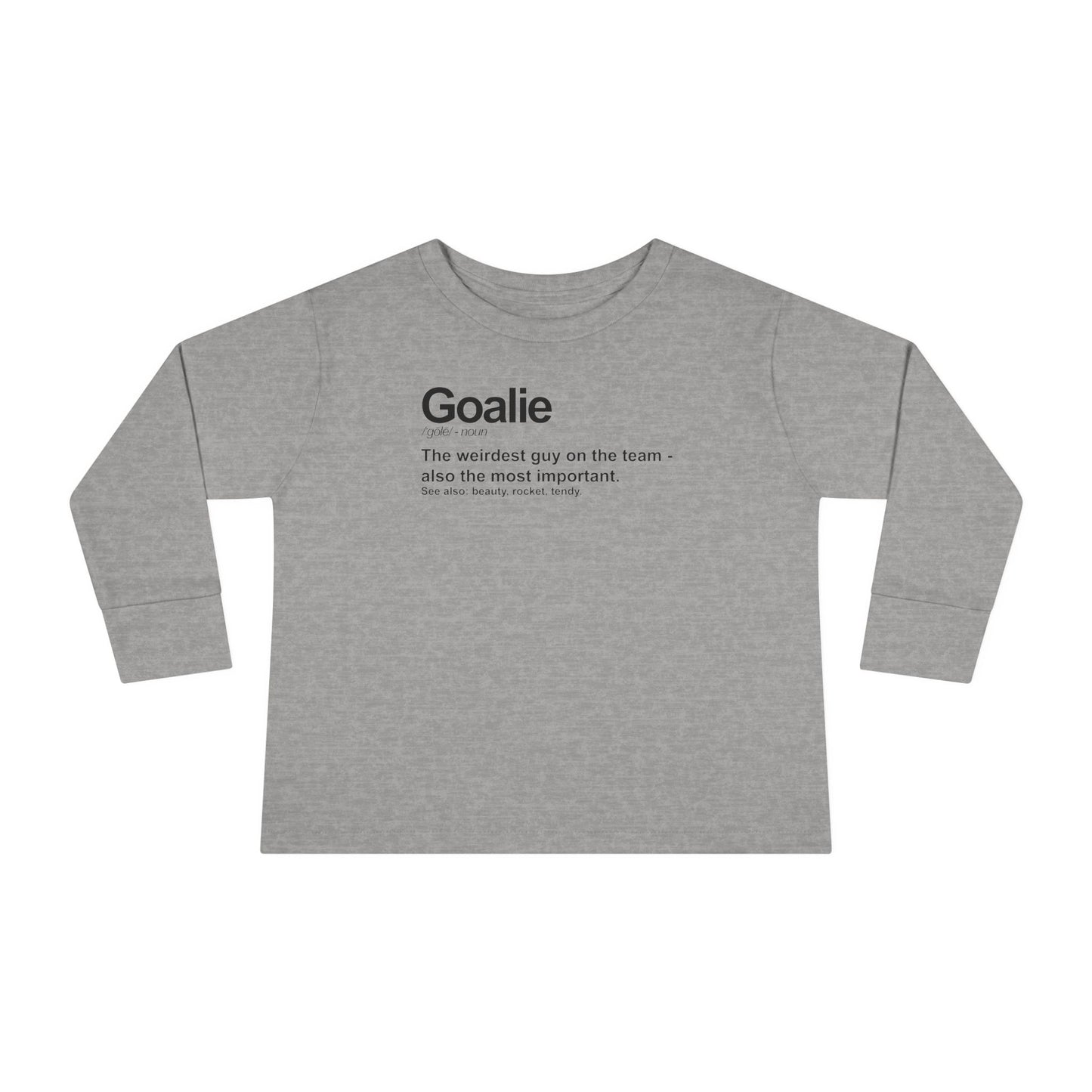 Goalie Definition - Kids Long Sleeve T-Shirt