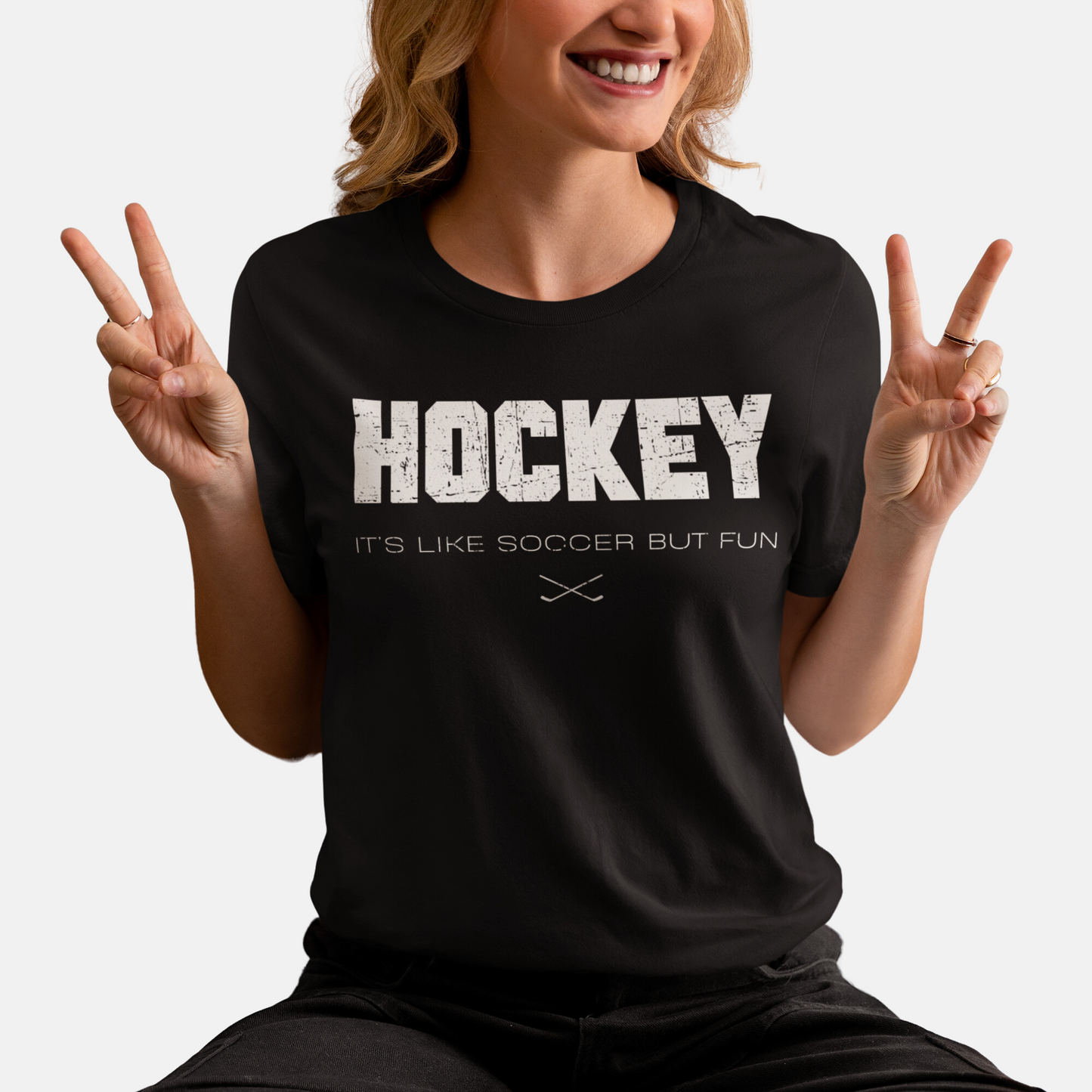 Like Soccer - Hockey T-Shirt