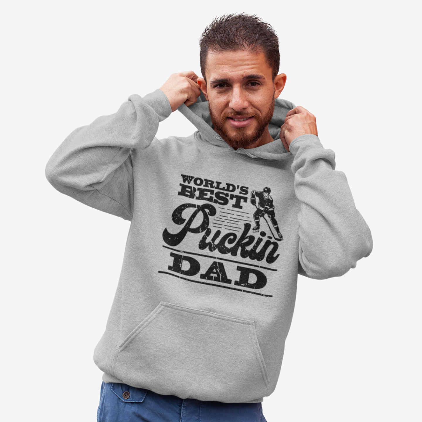 Best Puckin Dad - Hockey Hoodie