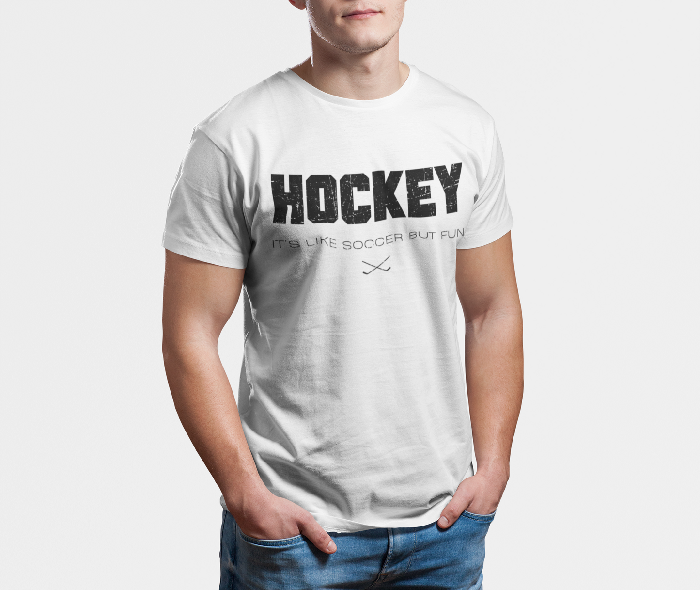 Like Soccer - Hockey T-Shirt