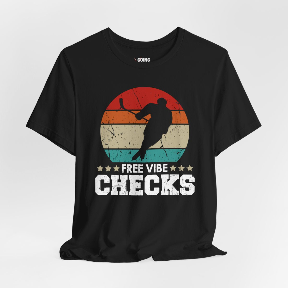 Black Main - Hockey Vibe - Hockey T-Shirt - Free Vibe Checks Hockey Shirt - Hockey Gifts - Gift For Hockey Players