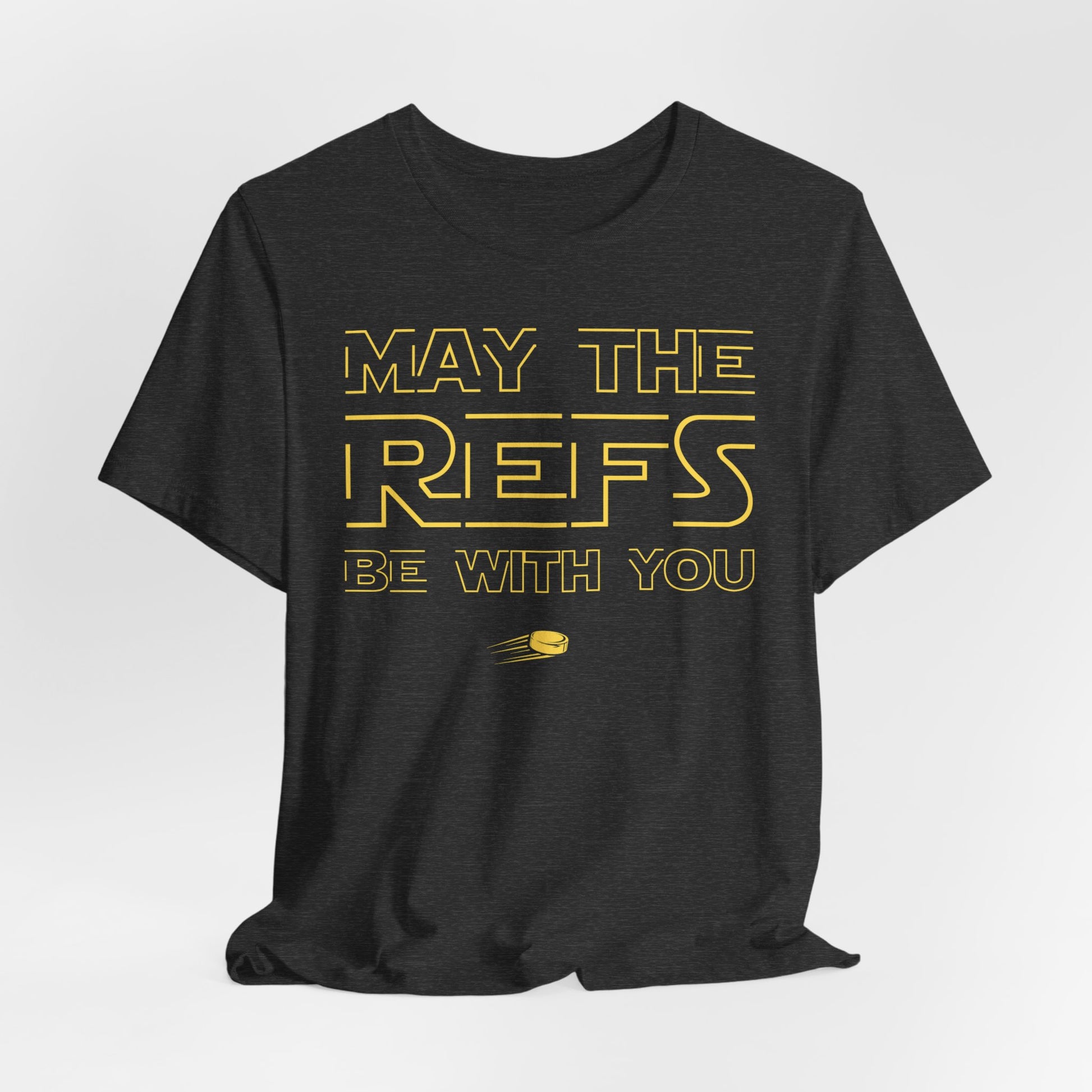 Main Front - Hockey Refs - Hockey T-Shirt - May The Refs Be With You Hockey Shirt - Hockey Gifts - Gift For Hockey Players
