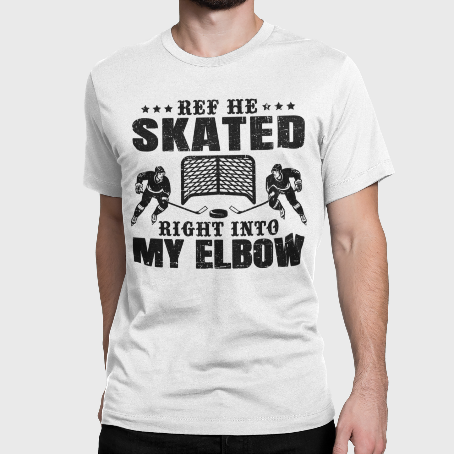 Right Into My Elbow - Hockey T-Shirt