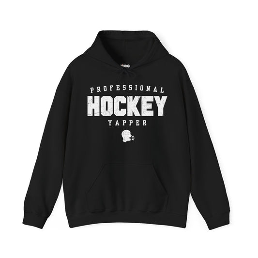 Black Front - Professional Hockey - Hockey Hoodie - Professional Hockey Yapper Hockey Hoodie - Hockey Gifts - Gift For Hockey Players