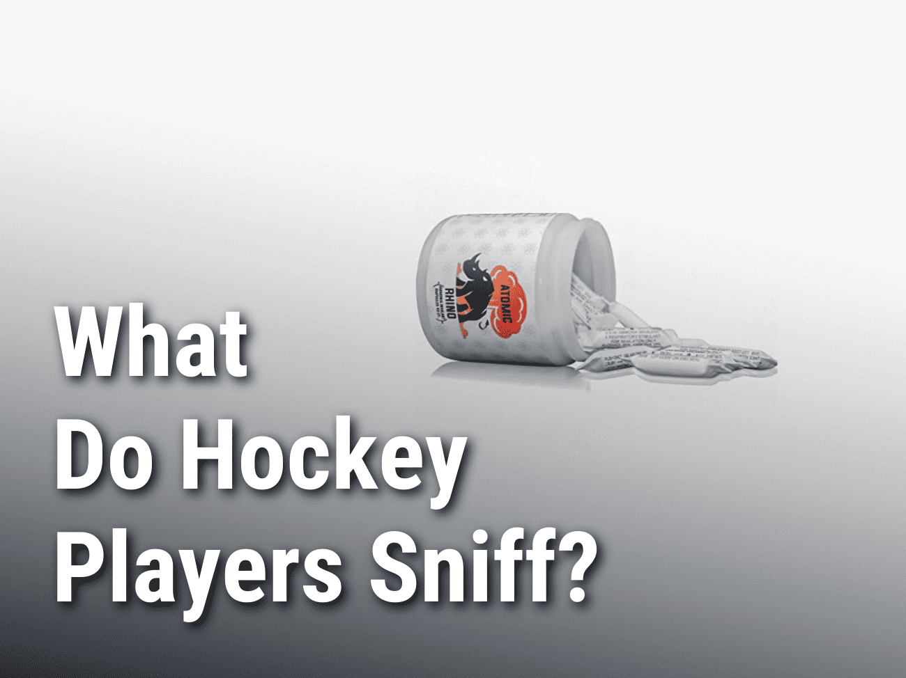 Hockey Players Sniff Smelling Salts