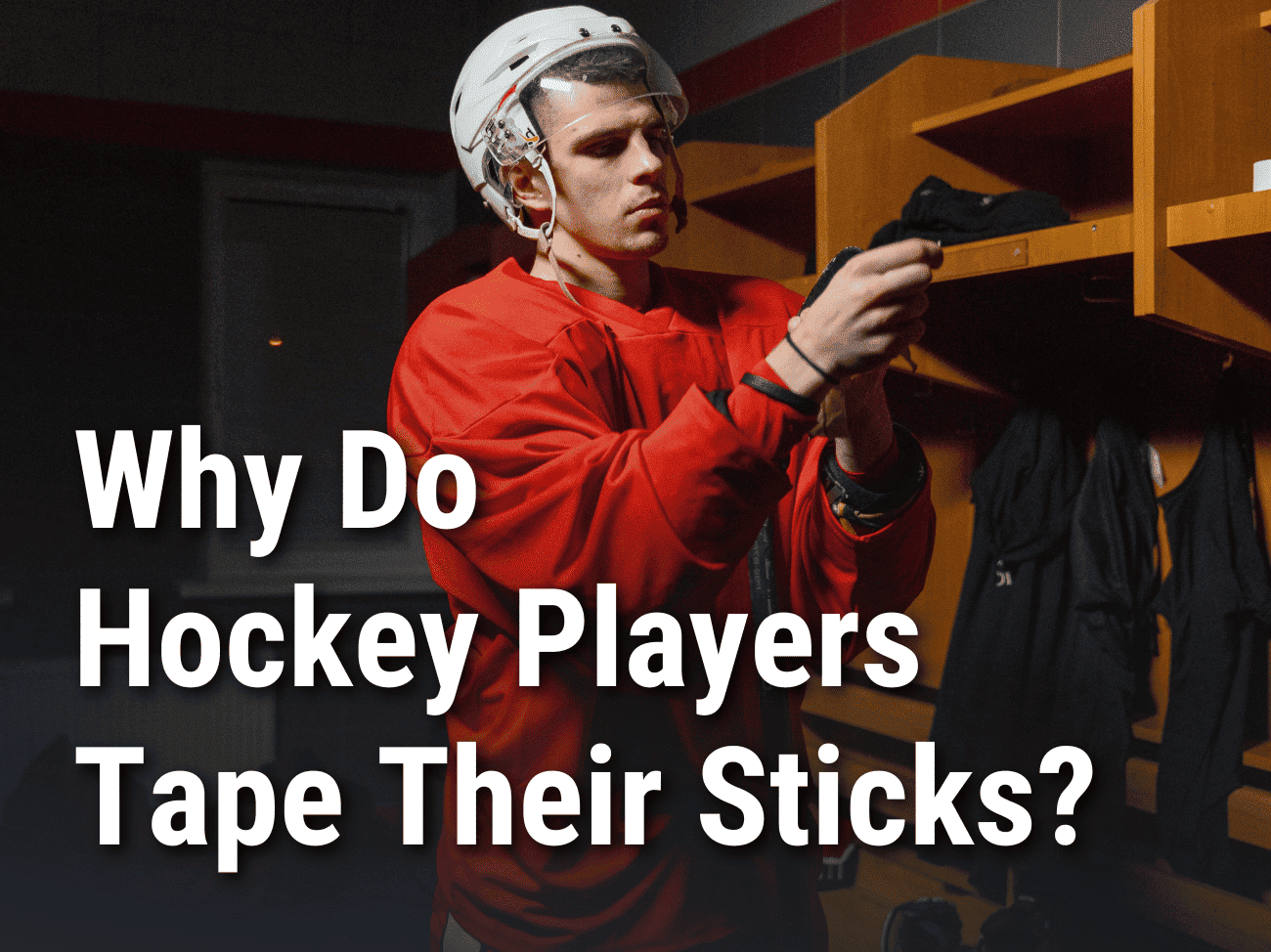 Why Do Hockey Players Tape Their Sticks? 1 Good, Simple Reason