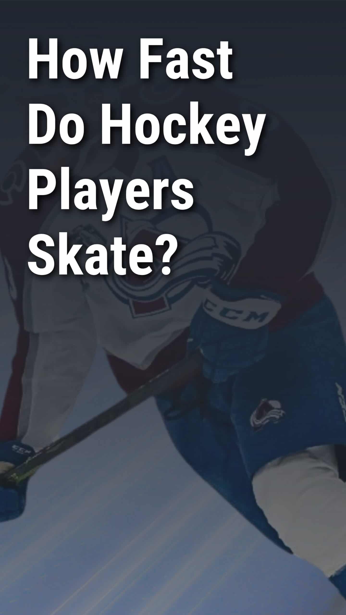 How Fast Can Hockey Players Skate?