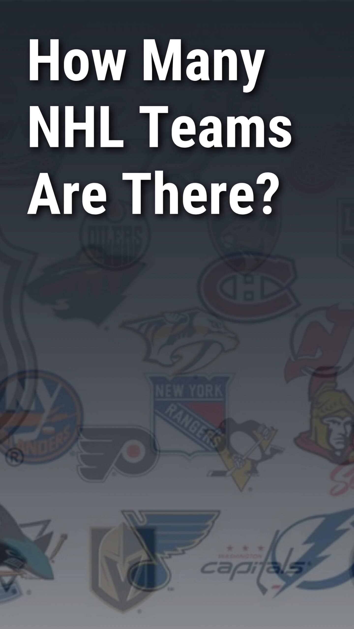 How Many NHL Teams Are There?